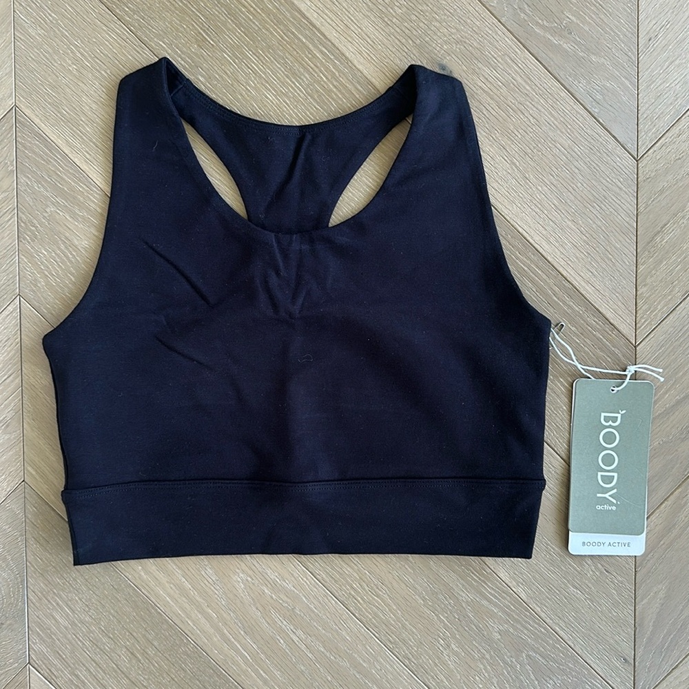 BNWT Boody Longline Sports Bra. Size M